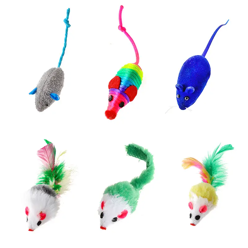 6PCS Interactive Mice Toys Variety Pack for Cats by QIZLE